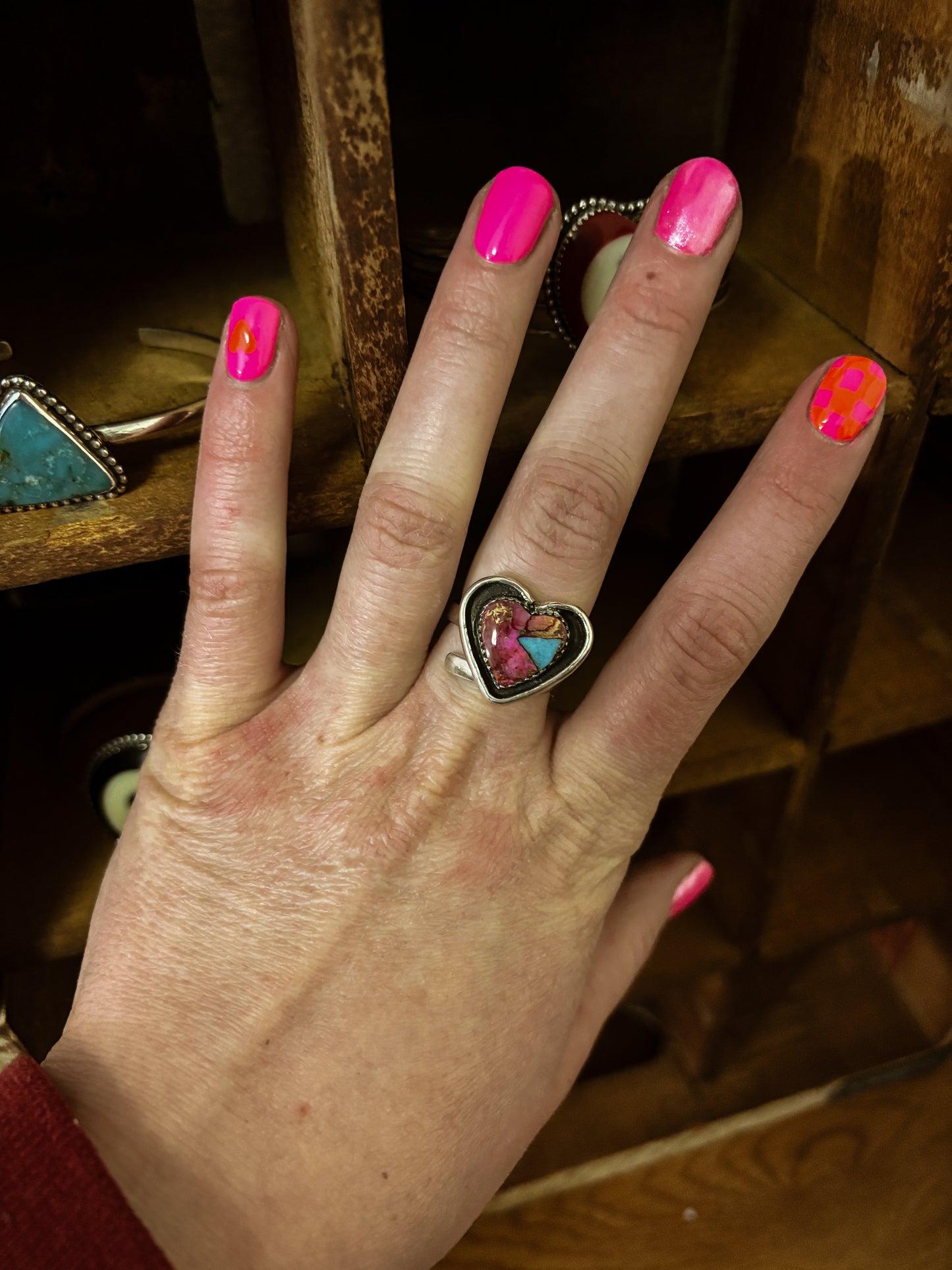 Purple Dahlia Ring ~Adjustable~