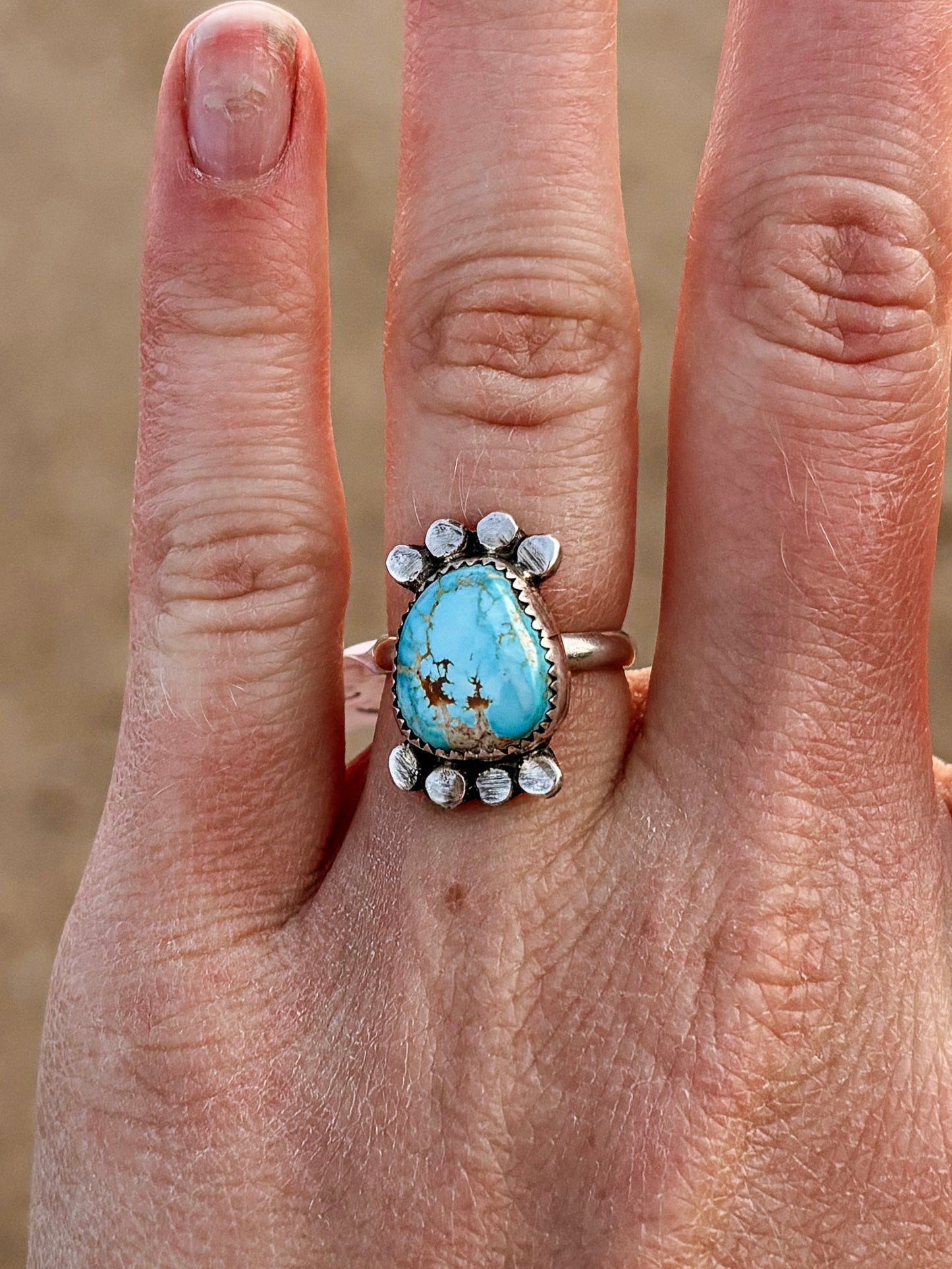 Sierra Blue Ring Size~6