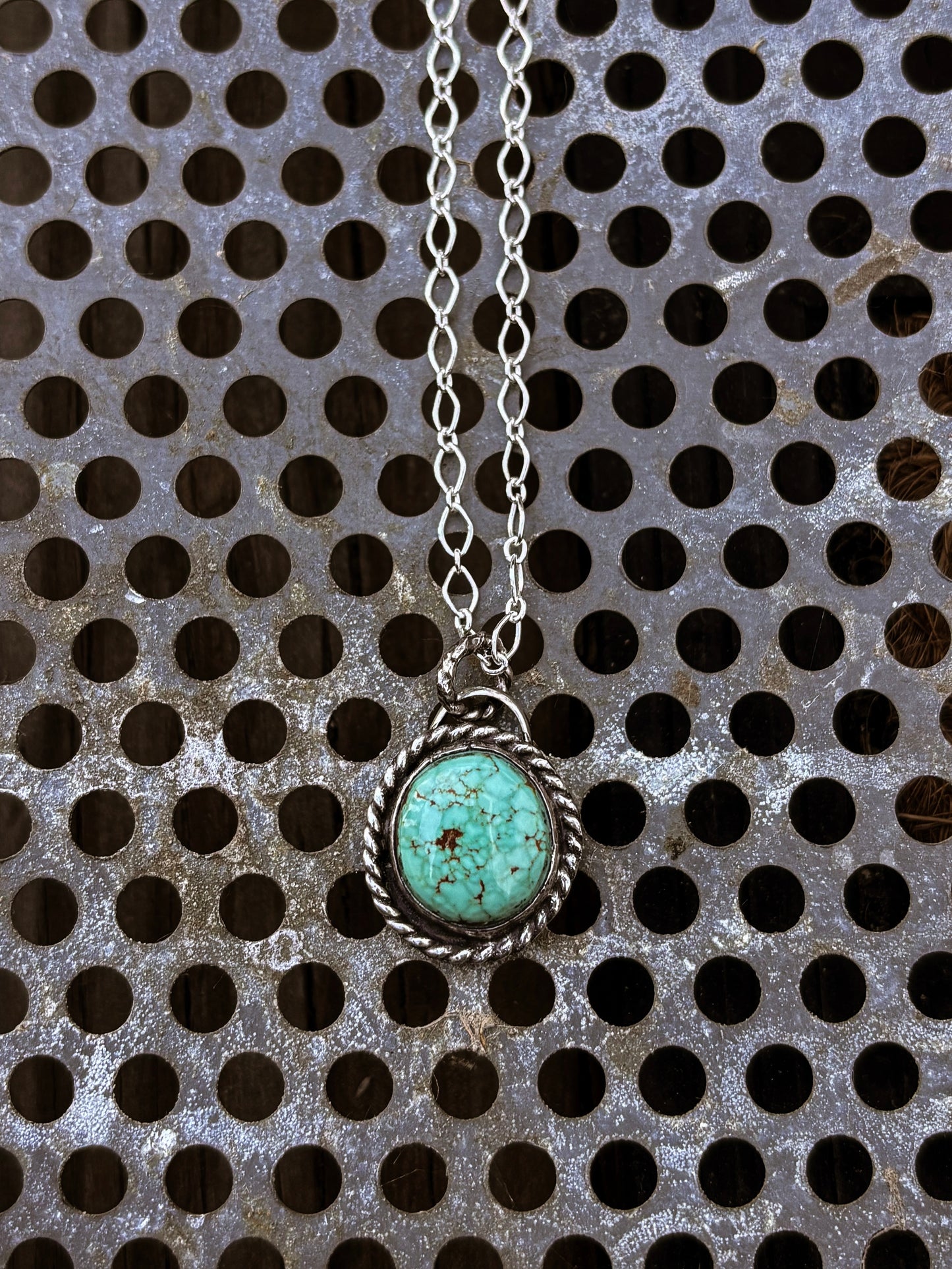 Turquoise Rope Necklace