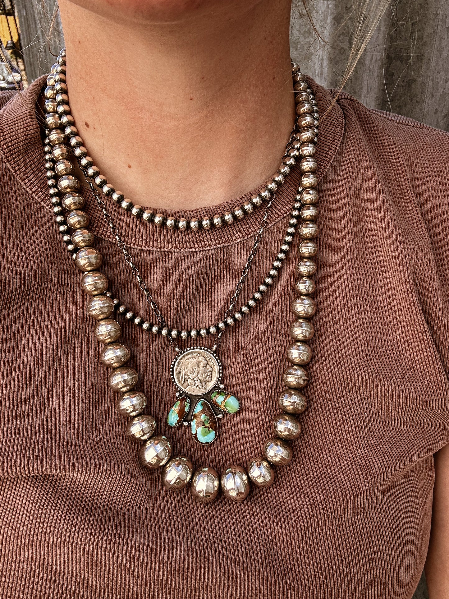 Sonoran Mountain Coin Necklace