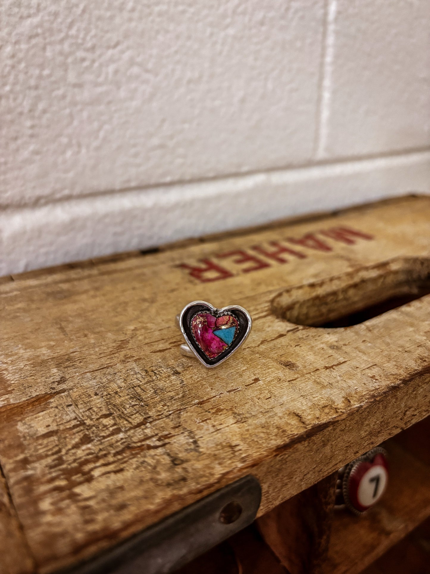 Purple Dahlia Ring ~Adjustable~