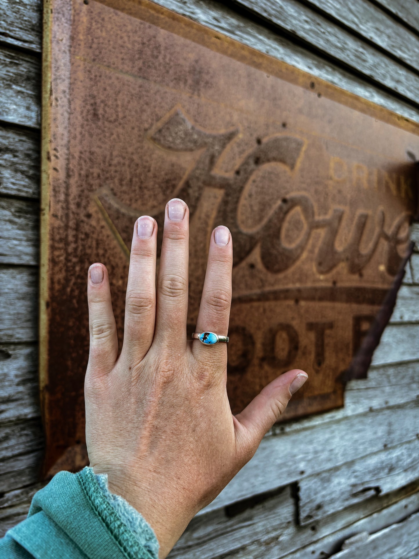 Golden Hill Landscape Ring Size~9.5