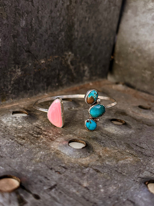 Pink Conch Split Cuff