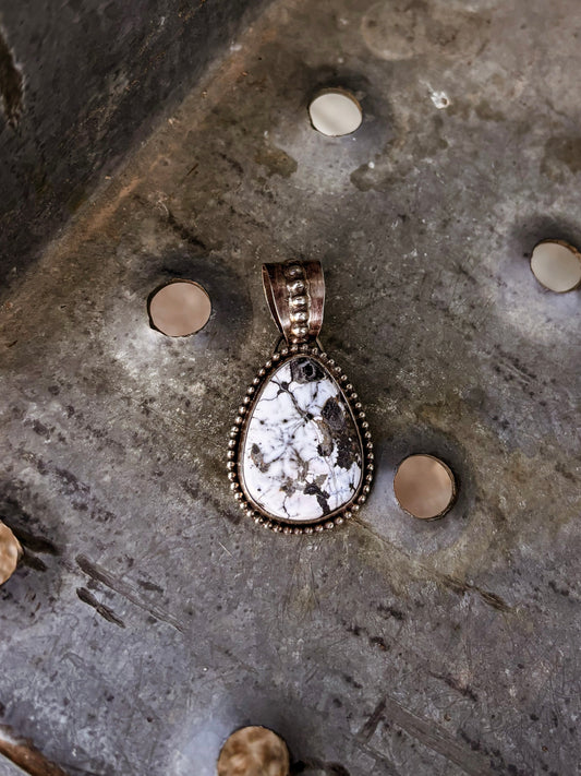 White Buffalo Pendent