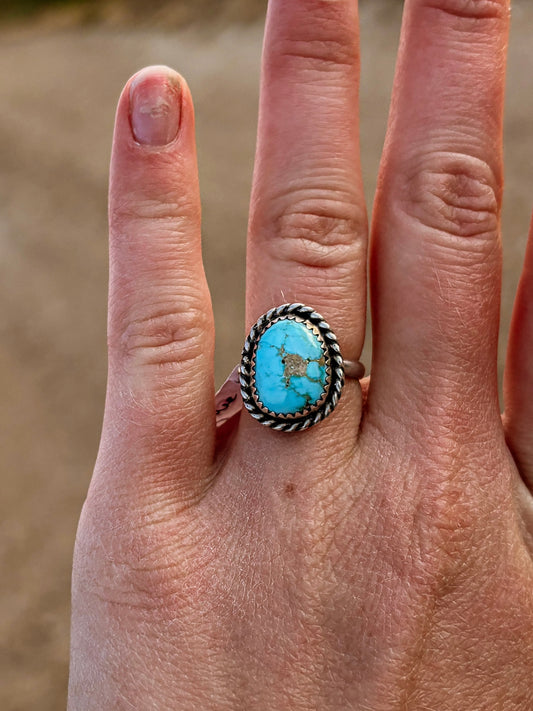 Sierra Blue Ring Size~6