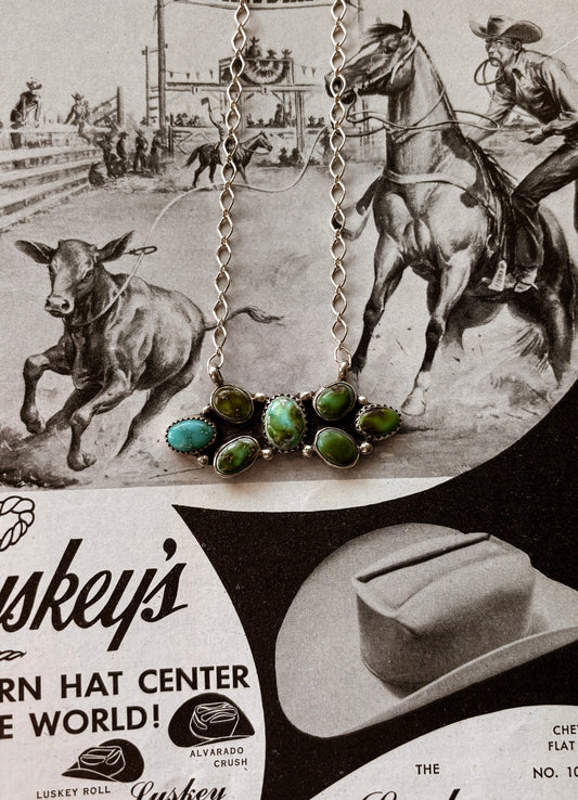 Sonoran Mountain Cluster Necklace