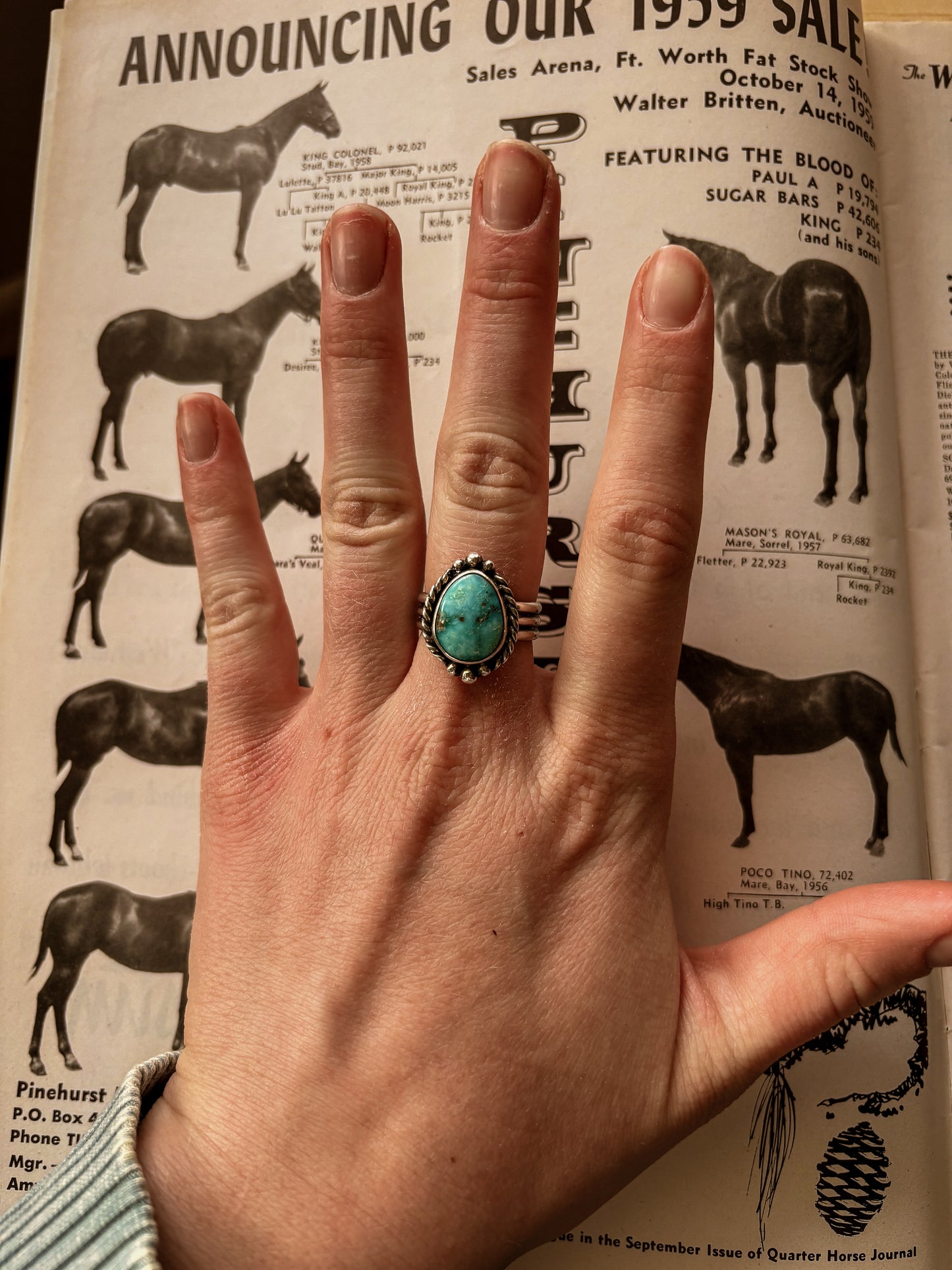 Sonoran Gold Ring Size~8.5