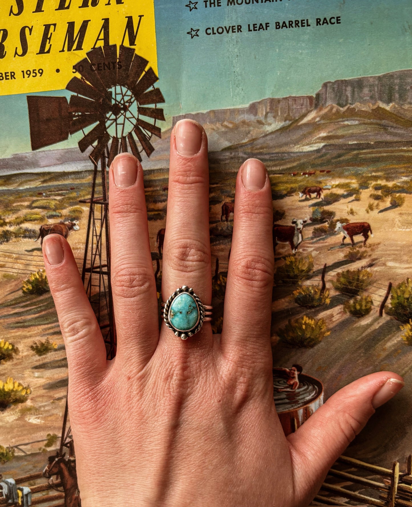 Sonoran Gold Ring Size~8.5