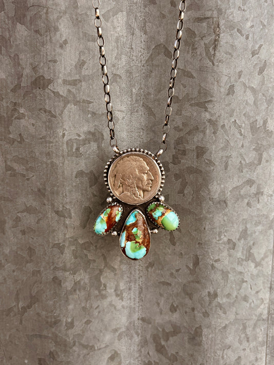 Sonoran Mountain Coin Necklace