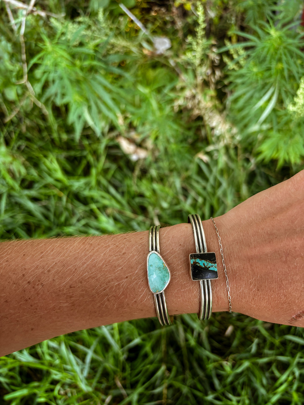 Natural Black Jack Cuff